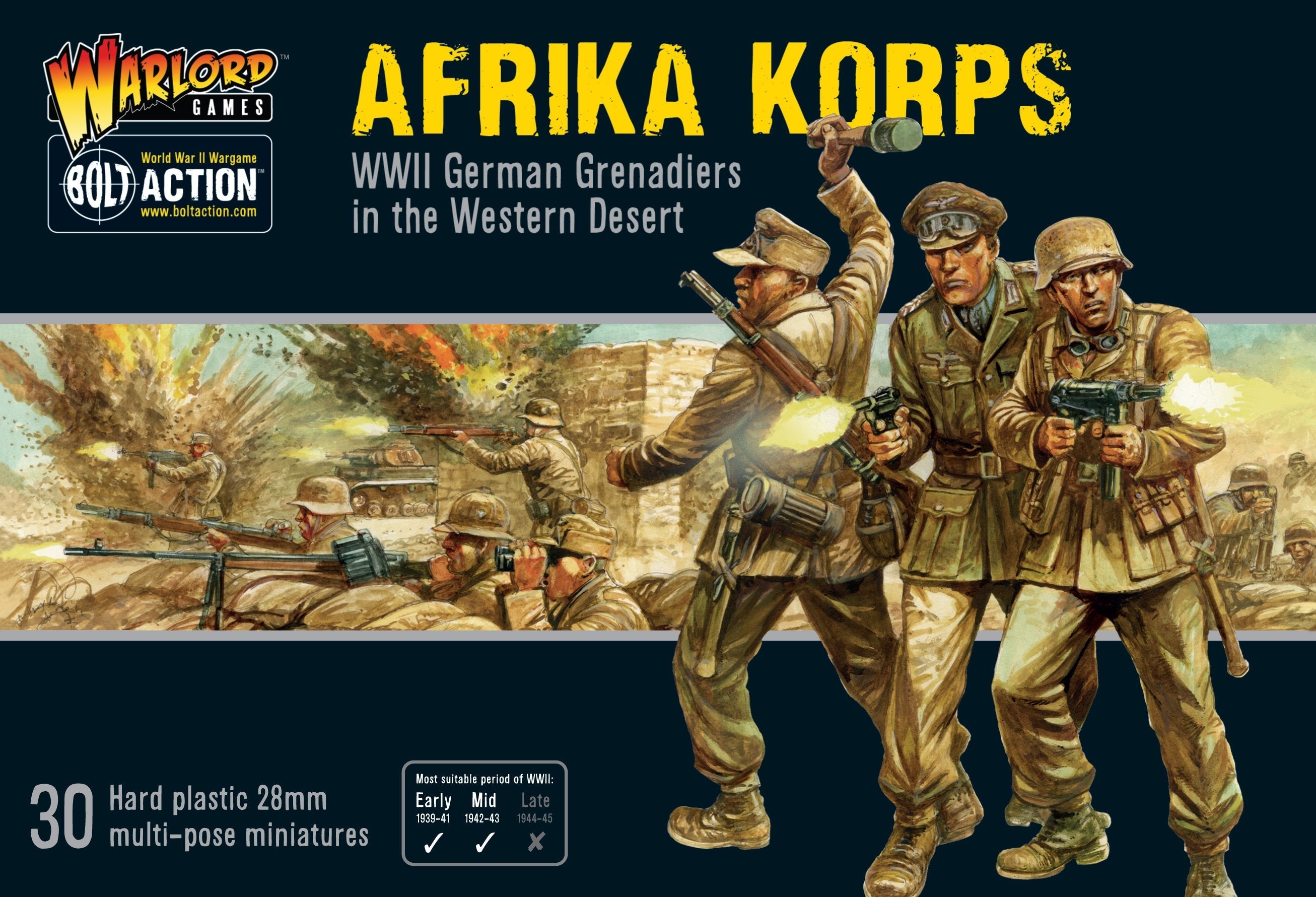 Warlord Games: Bolt Action: German Army: Afrika Korps Infantry