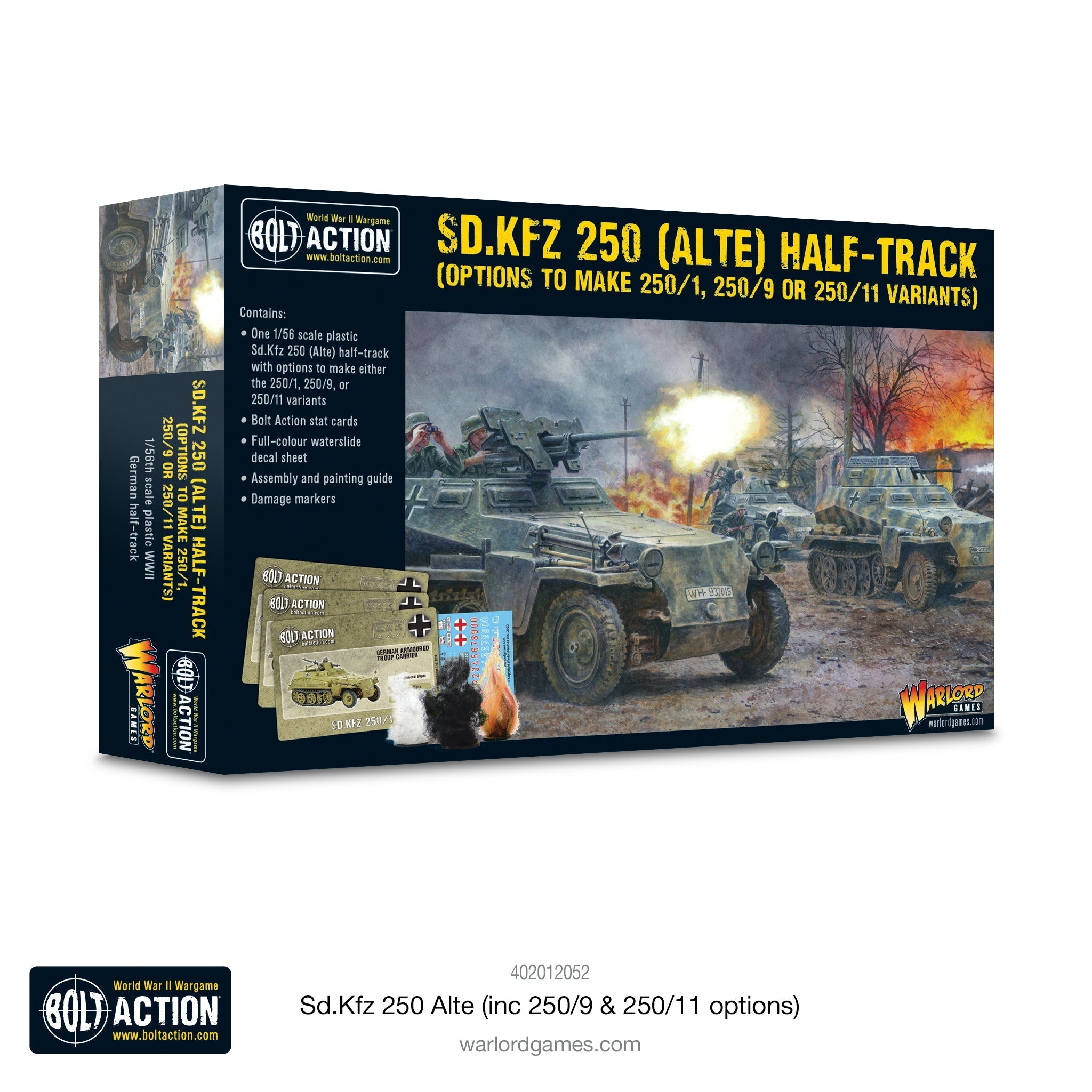 Warlord Games: Bolt Action: German Vehicles: Sd.Kfz 250 (Alte) Half-Track (250/1, 250/9 & 250/11 Variants)