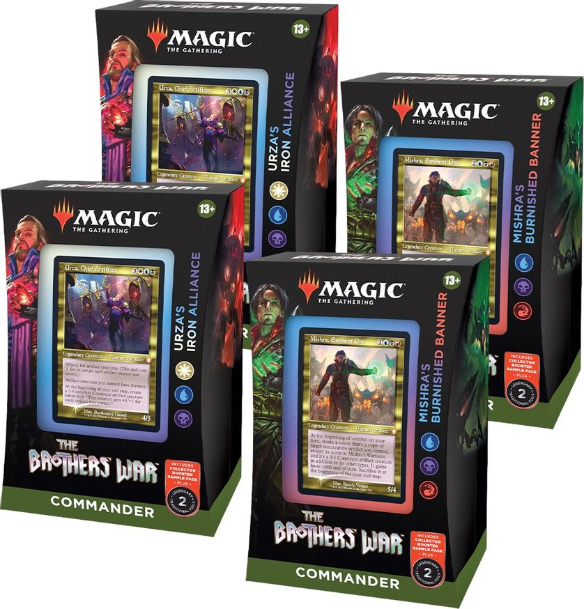mtg brothers war commander precon Magic the Gathering: The Brother's Deck (1) Choose One:FIC Limit Break (Cloud Strife) (R/G/W) Frame and full of Opus IX Card of All Products