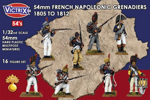 Victrix Limited: 54mm French Napoleonic Grenadiers 1805-1812