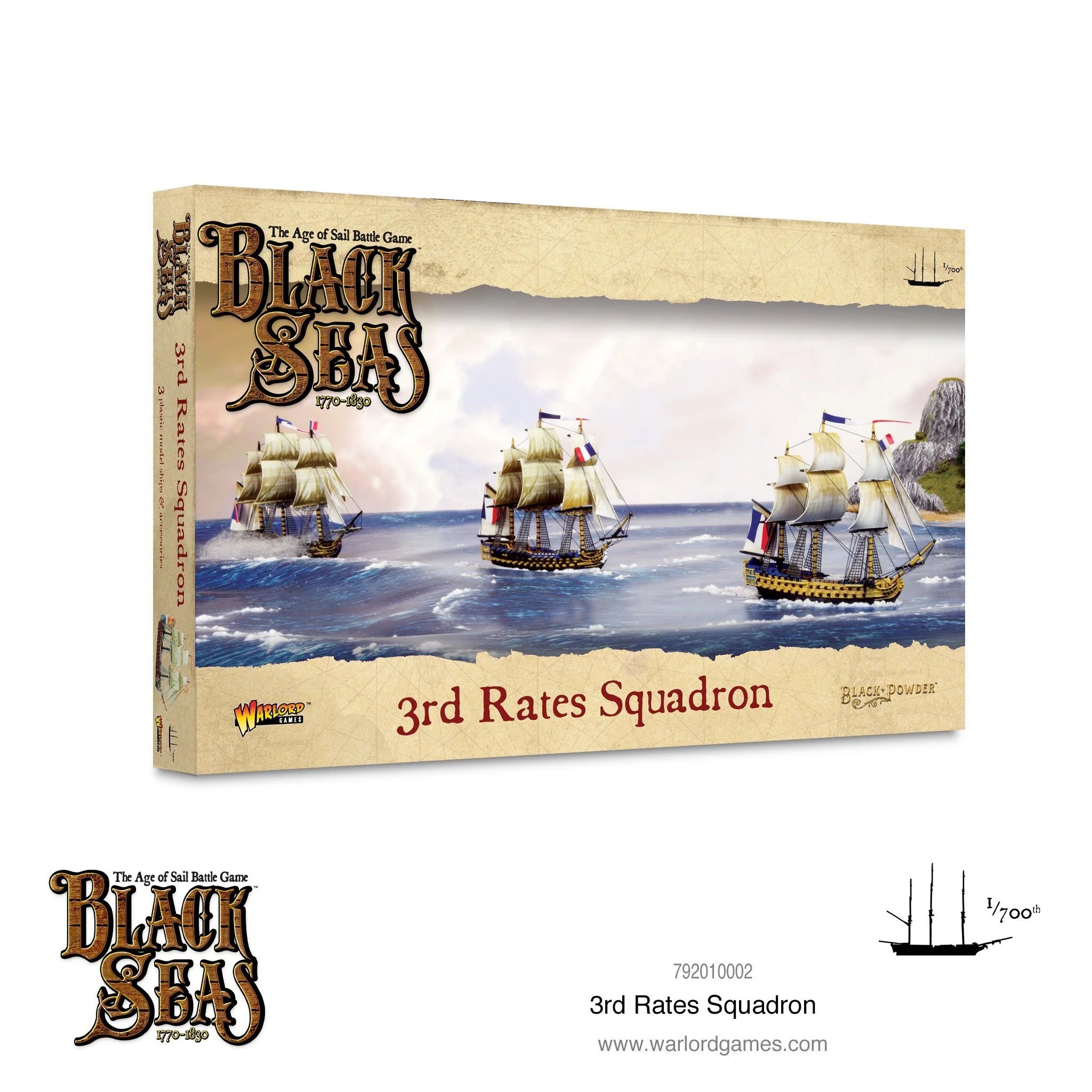 Warlord Games: Black Seas: 3rd Rates Squadron (1770 - 1830)