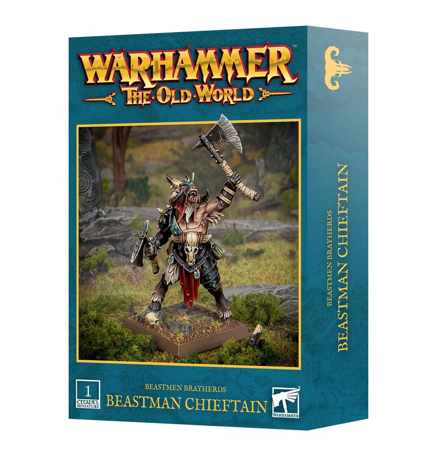 Beastman Chieflain - Beastlord with Two Hand Weapons
