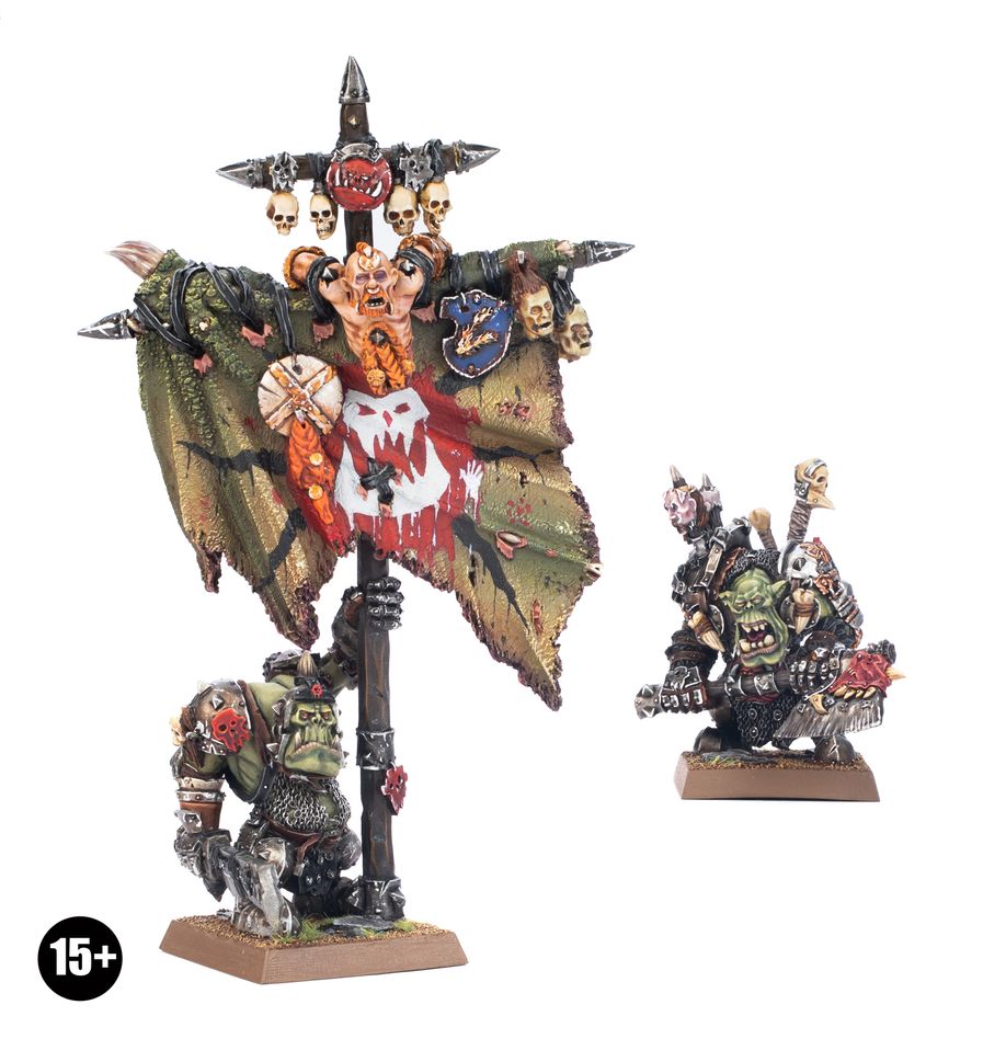 Games Workshop Orc & Goblin Tribes: Orc Bosses - Warhammer The Old World - New Unassembled