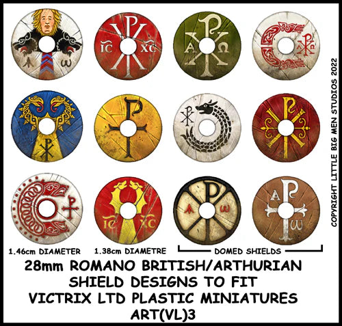 Victrix Limited: Romano British / Arthurian Shield Design 3