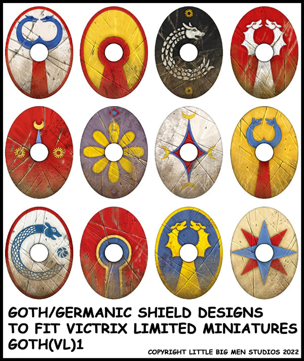 Victrix Limited: Goth/Germanic Shield Designs 1