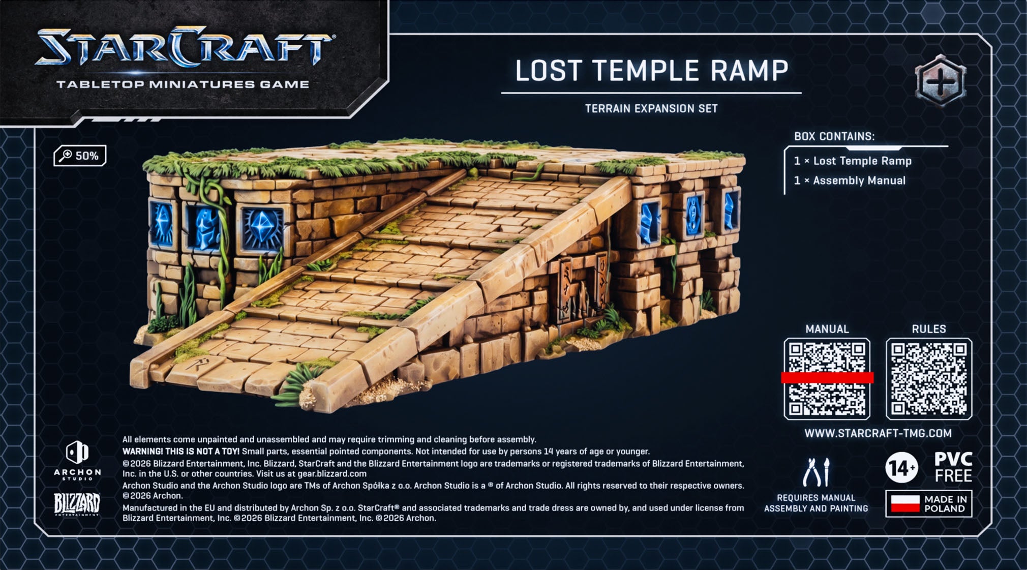 StarCraft TMG: Terrain: Lost Temple Ramp Expansion Set