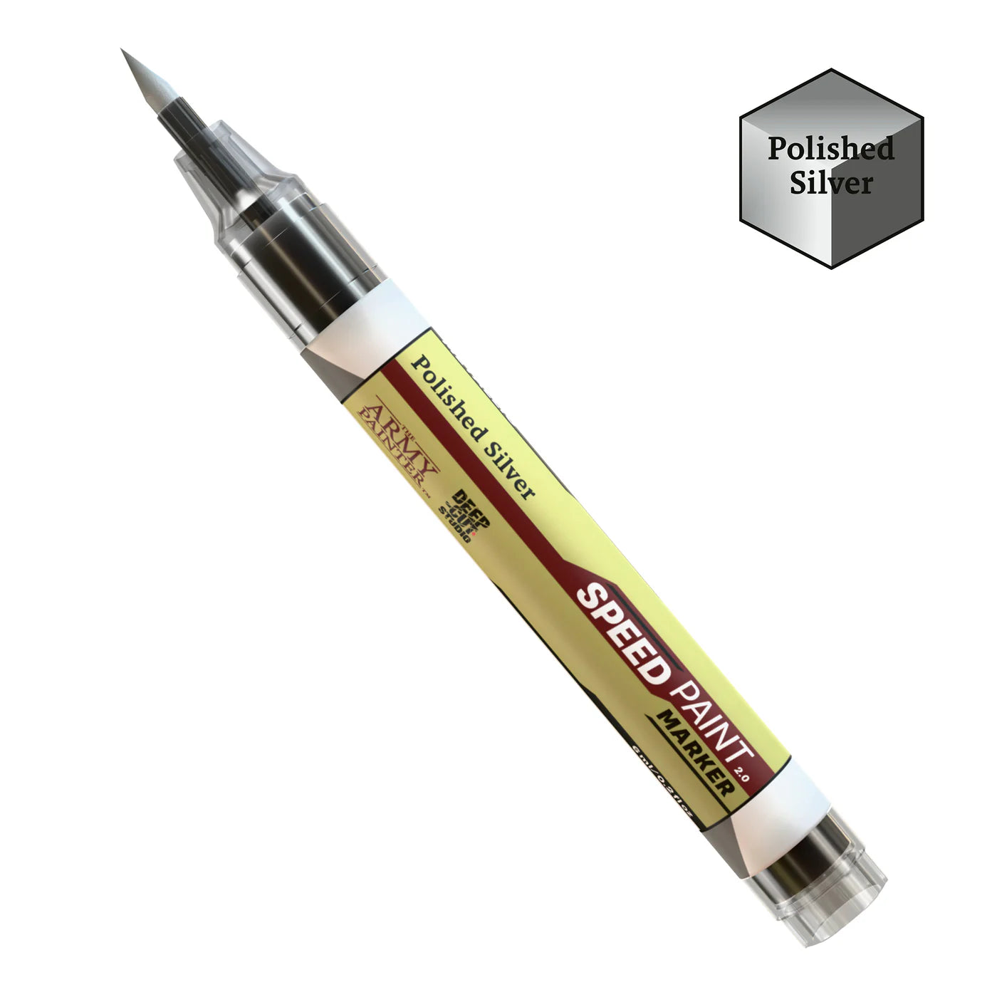 The Army Painter: Speedpaint Marker: Polished Silver