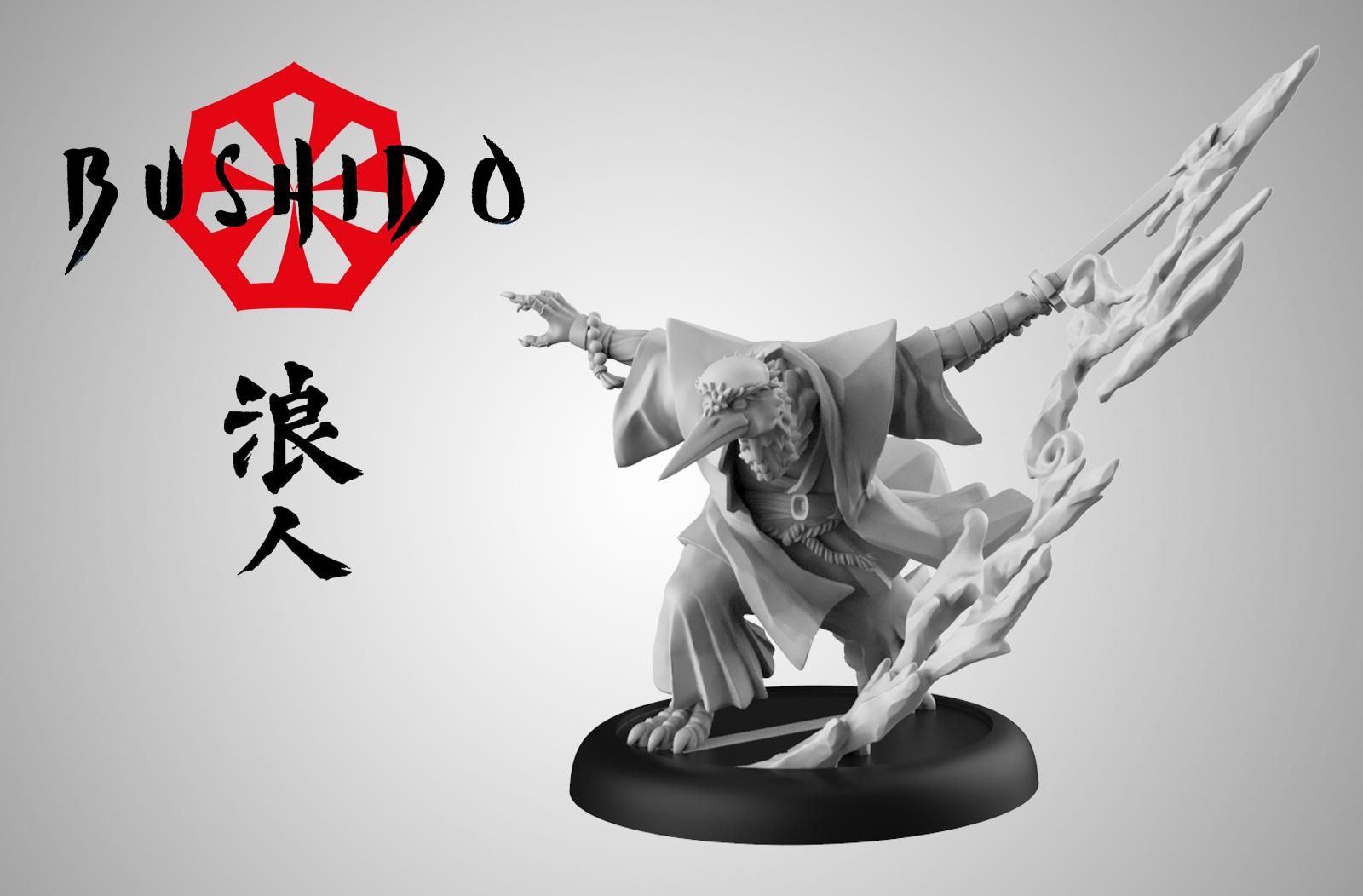 Bushido: Ronin & Kami: Somabo, the Blue Crane