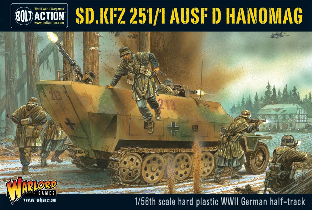 Warlord Games: Bolt Action: German Vehicles: Sd.Kfz 251/1 Ausf D Hanomag