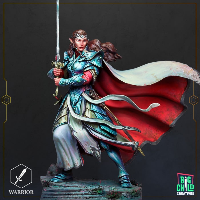 Big Child Creatives: Elädriel Silver Moon - 75mm