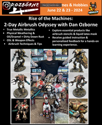 Thumbnail for Hobby Masterclass: Dan Ozbörne 2-Day Airbrush Knight Titan Class - June 22nd & 23rd, 2024