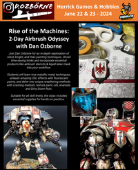 Thumbnail for Hobby Masterclass: Dan Ozbörne 2-Day Airbrush Knight Titan Class - June 22nd & 23rd, 2024