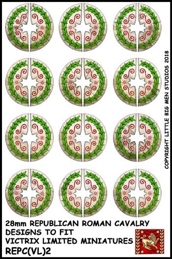 Victrix Limited: Republican Roman Cavalry Shield Designs 2
