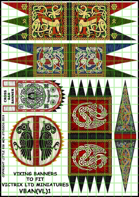Victrix Limited: Viking Banner Sheet 1