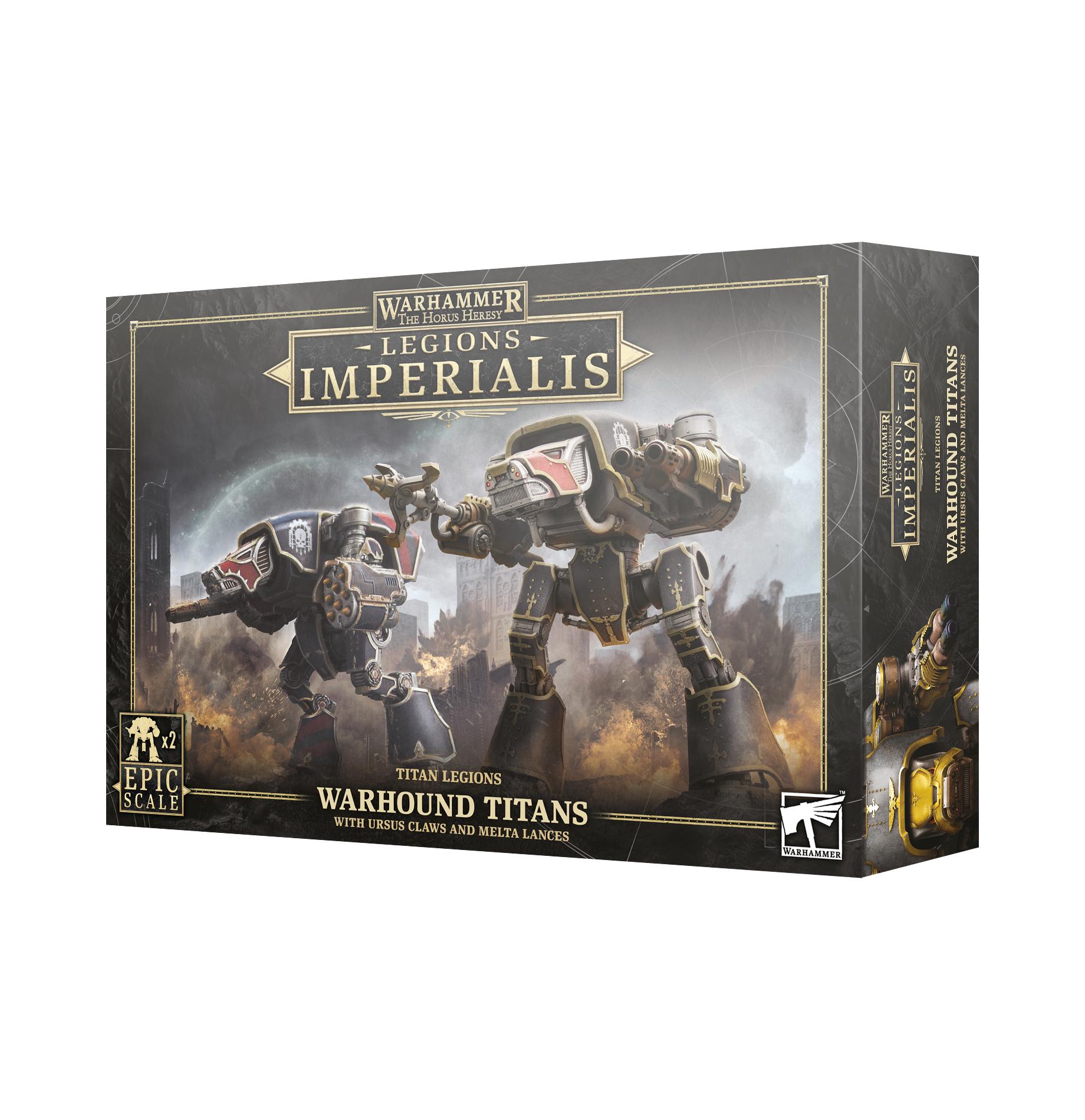 Legions Imperialis: Knights and Titans: Warhound Titans With Ursus Claws