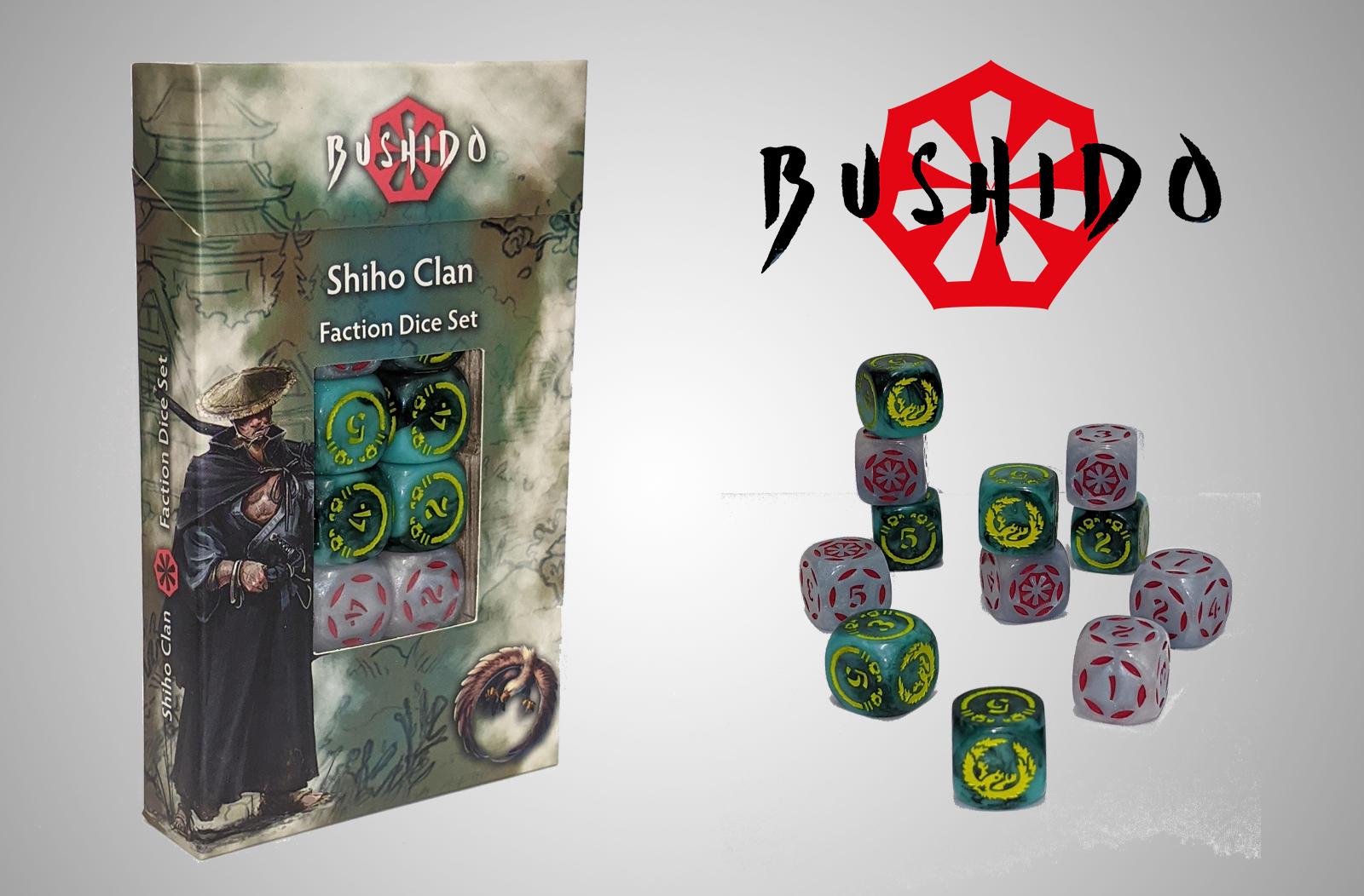 Bushido: Shiho Clan: Faction Dice Set