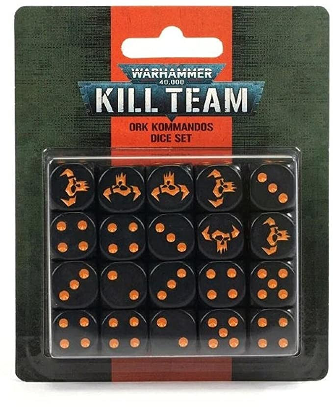 Kill Team: Ork Kommandos Dice