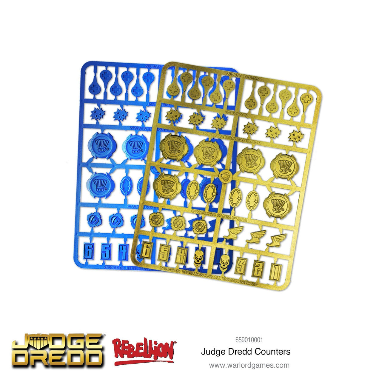 Warlord Games: Judge Dredd Counters