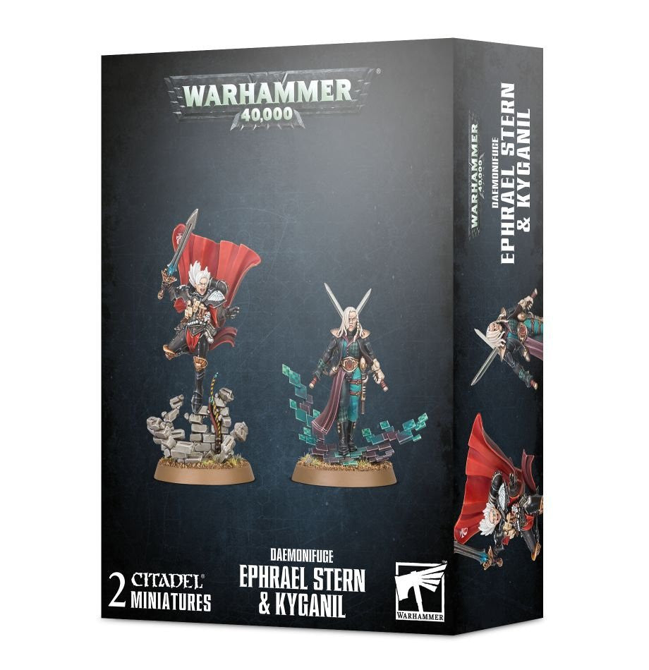 Imperial Agents: Daemonifuge Ephrael Stern & Kyganil