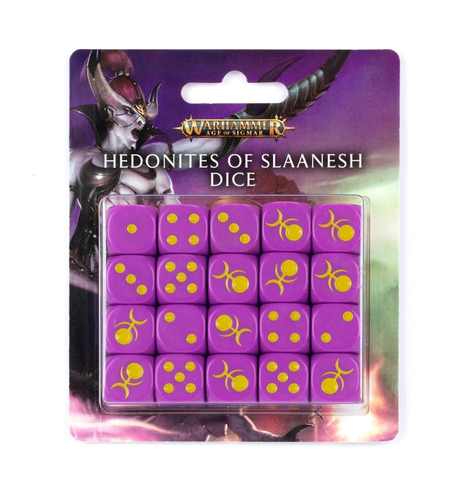 Hedonites of Slaanesh: Dice