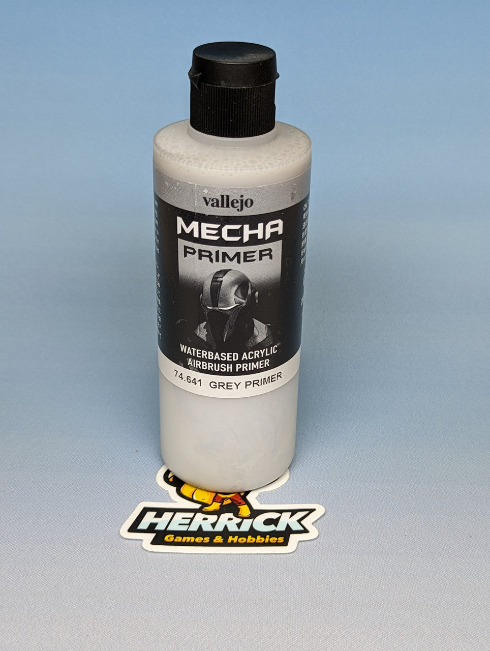 Vallejo: 200ml Bottle Grey Primer Mecha Color