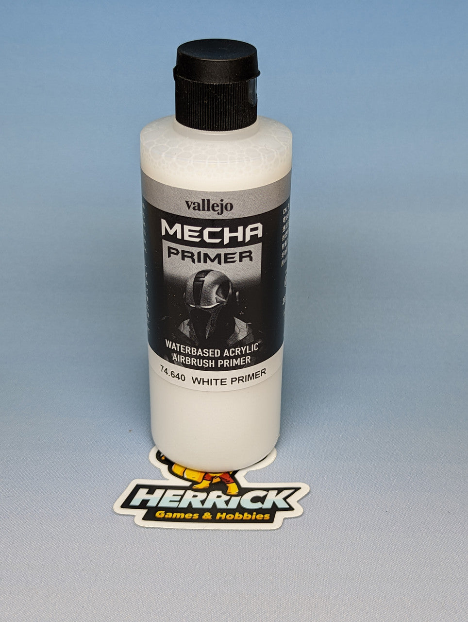 Vallejo: 200ml Bottle White Primer Mecha Color