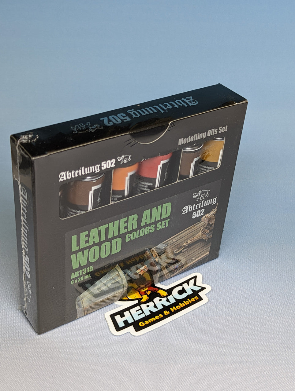 Abteilung 502: Leather & Wood Oil Paint Set (6 Colors) 20ml Tubes