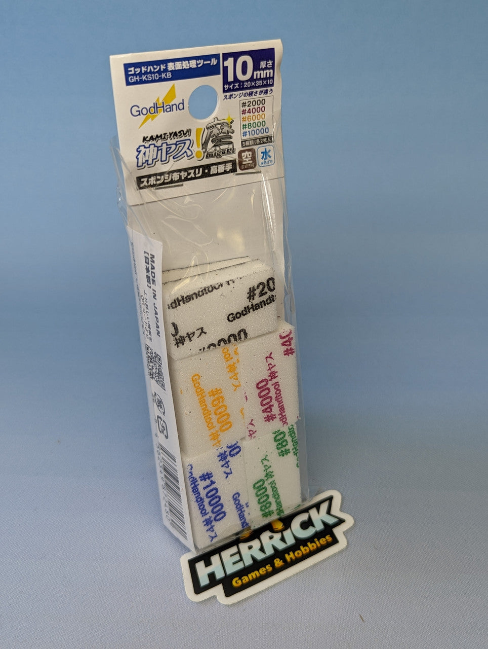 Godhand: MIGAKI-Kamiyasu-Sanding Stick 10mm-Assortment