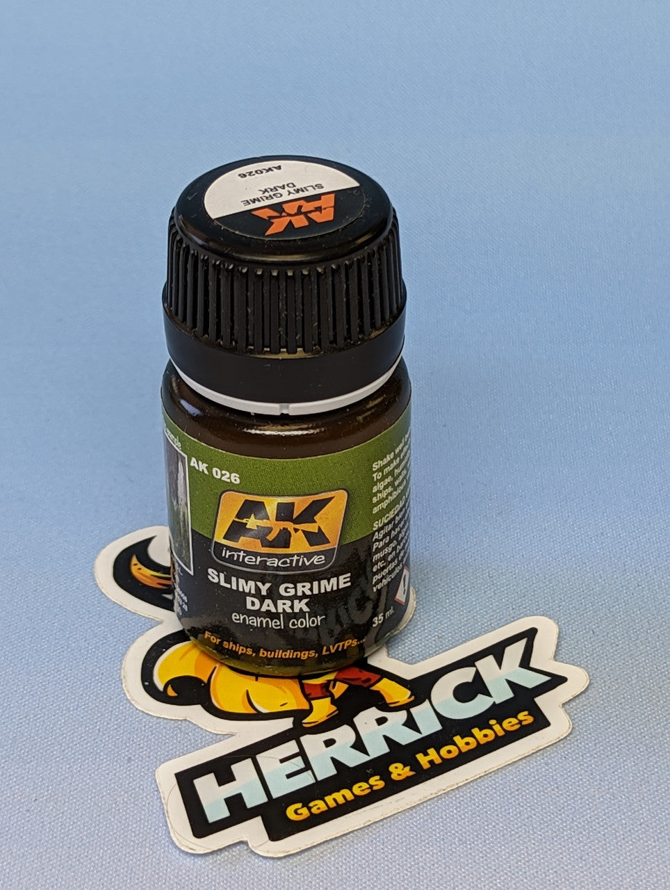 AK Interactive: Slimy Grime Dark Enamel Paint 35ml Bottle