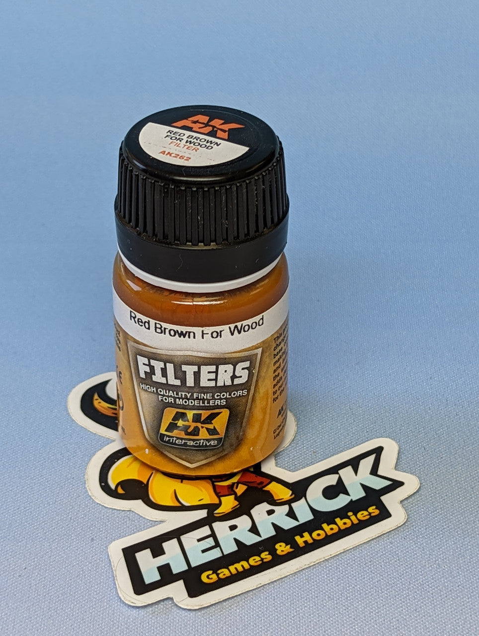 AK Interactive: Filter Red Brown Wood Enamel Paint 35ml Bottle