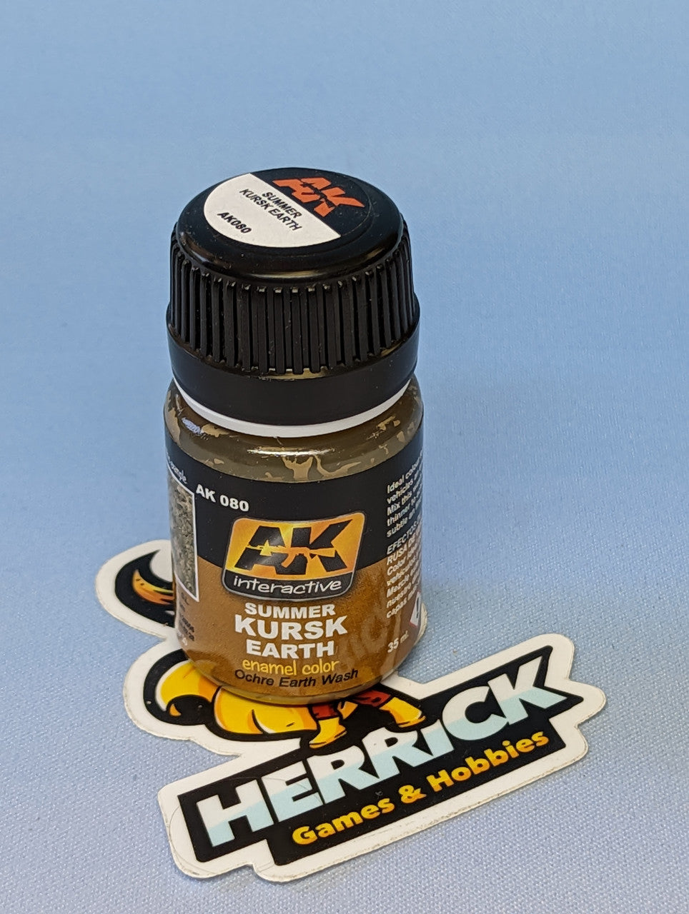 AK Interactive: Summer Kursks Earth Ochre Wash Enamel Paint 35ml Bottle