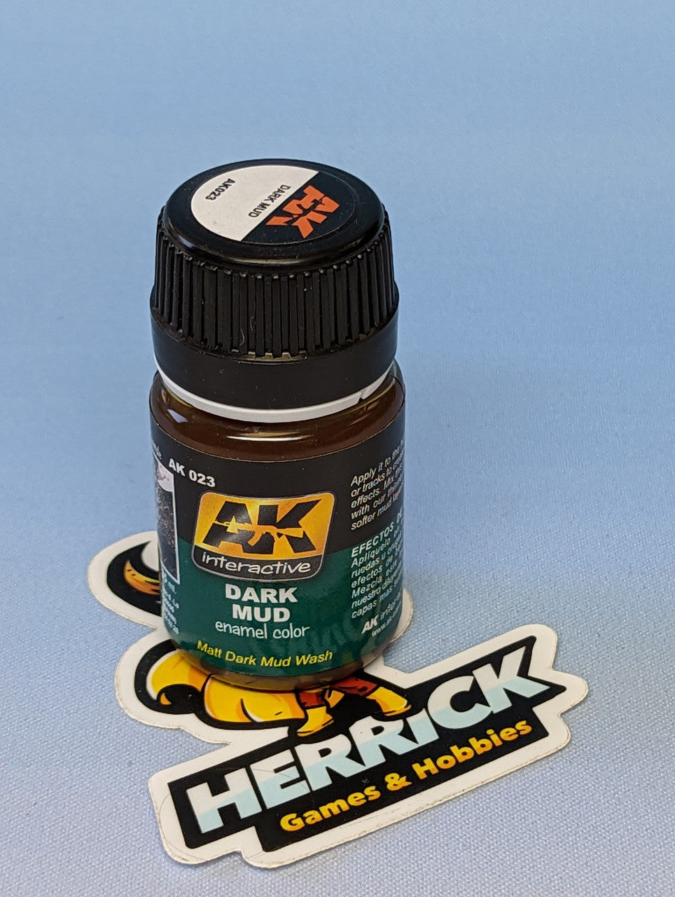 AK Interactive: Dark Mud Enamel Paint 35ml Bottle