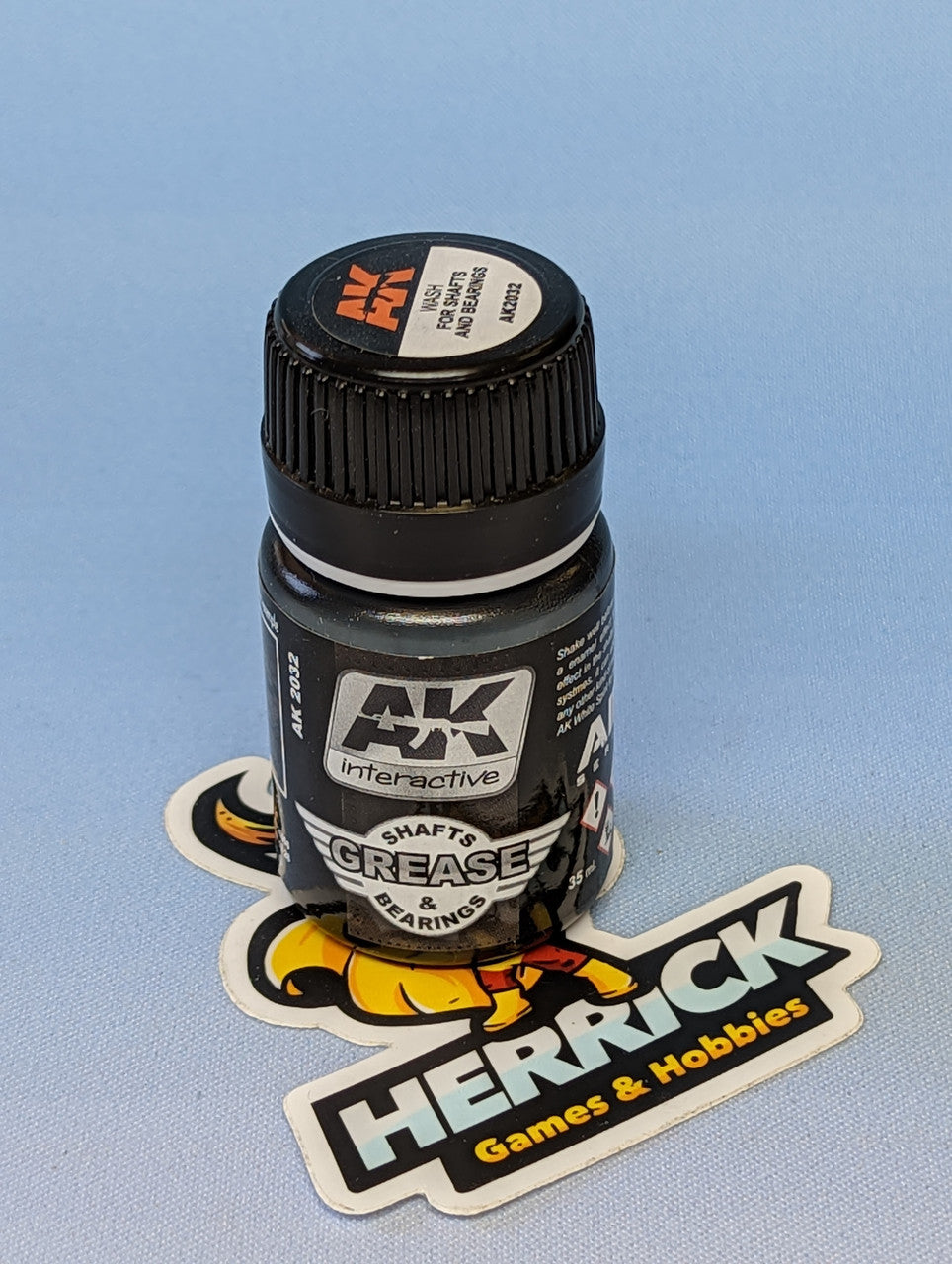 AK Interactive: Air Series: Shafts & Bearings Grease Enamel Wash 35ml Bottle