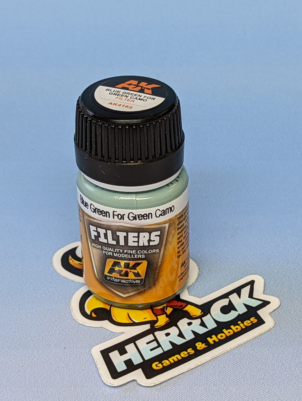 AK Interactive: Light Green Filter for Vehicles Enamel Paint 35ml Bottle