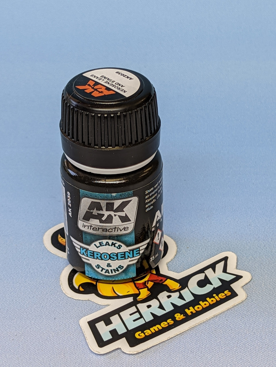 AK Interactive: Air Series: Kerosene Leaks & Stains Kerosene Enamel Wash 35ml Bottle