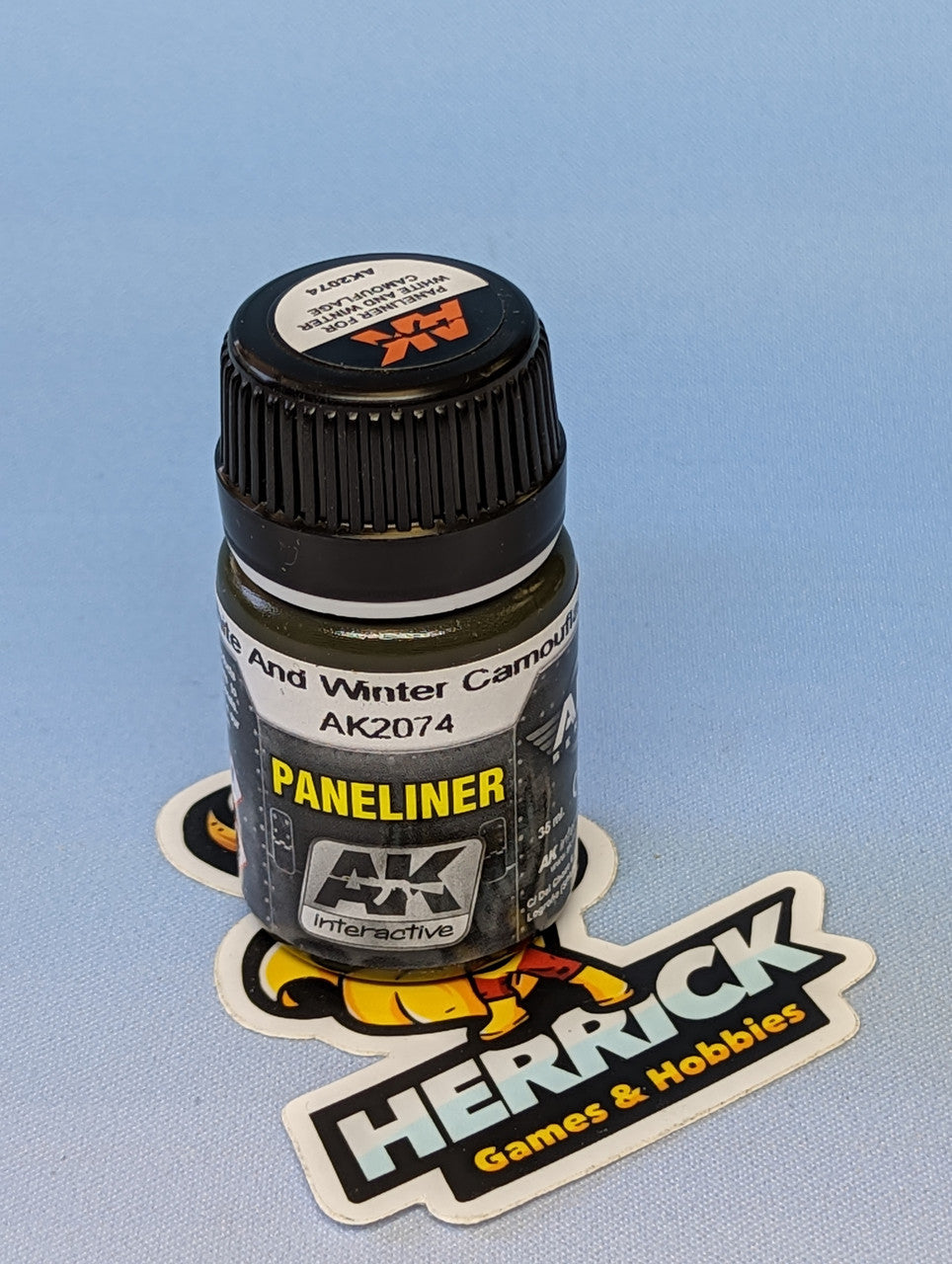 AK Interactive: Air Series: Panel Liner White & Winter Camouflage Enamel Paint 35ml Bottle