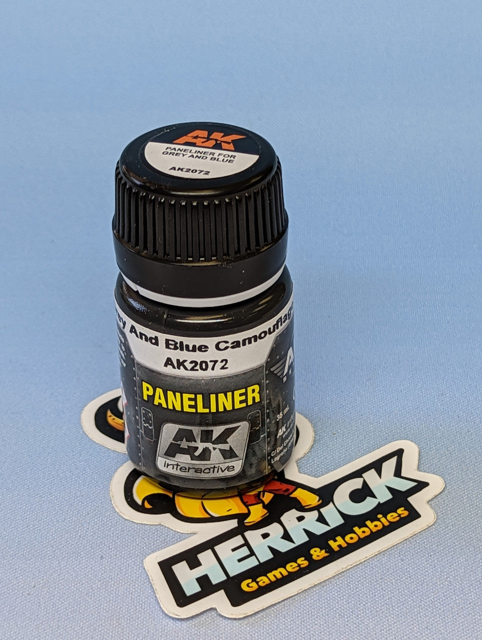 AK Interactive: Air Series: Panel Liner Grey & Blue Camouflage Enamel Paint 35ml Bottle