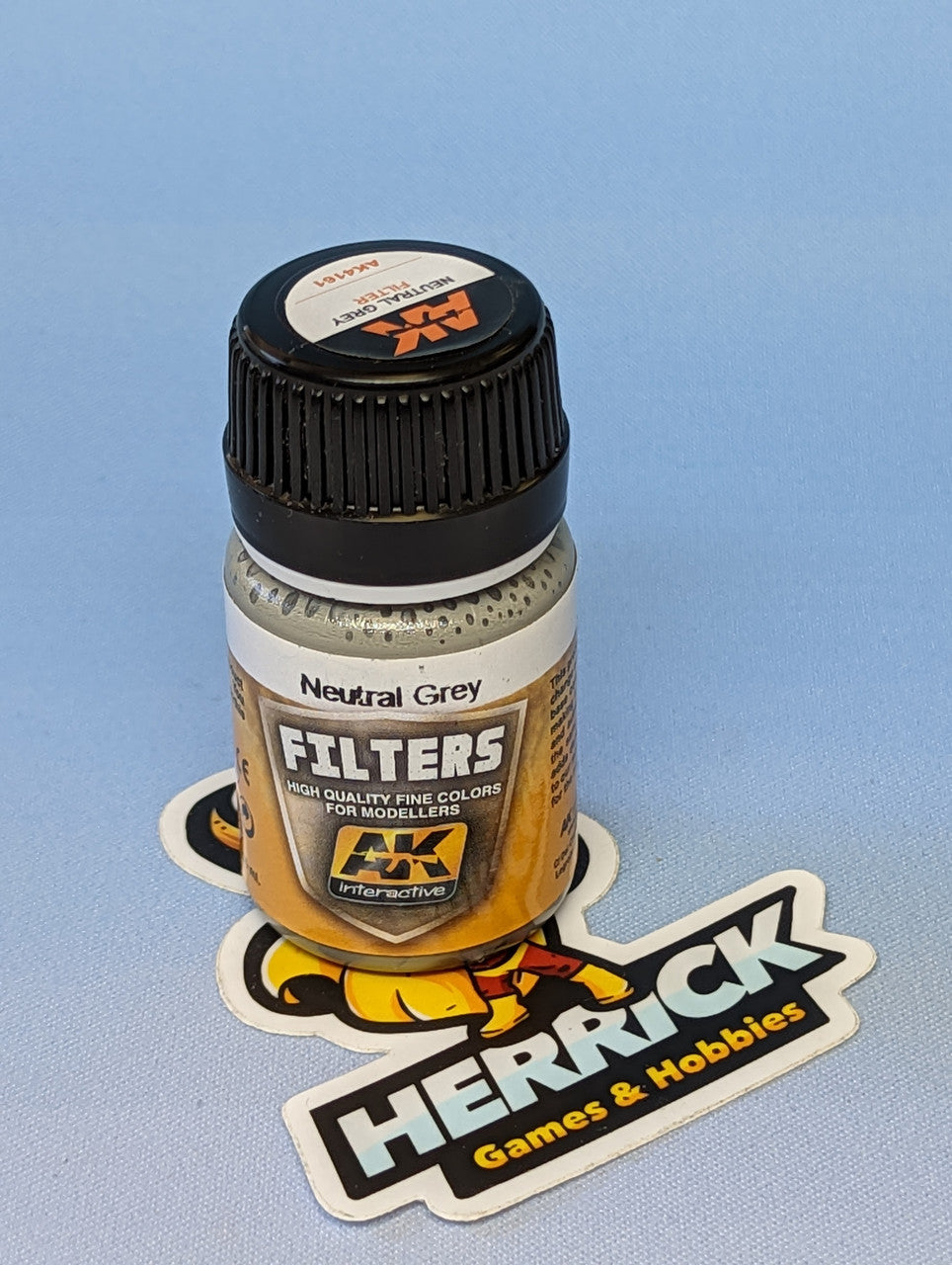 AK Interactive: Neutral Grey Filter Enamel Paint 35ml Bottle