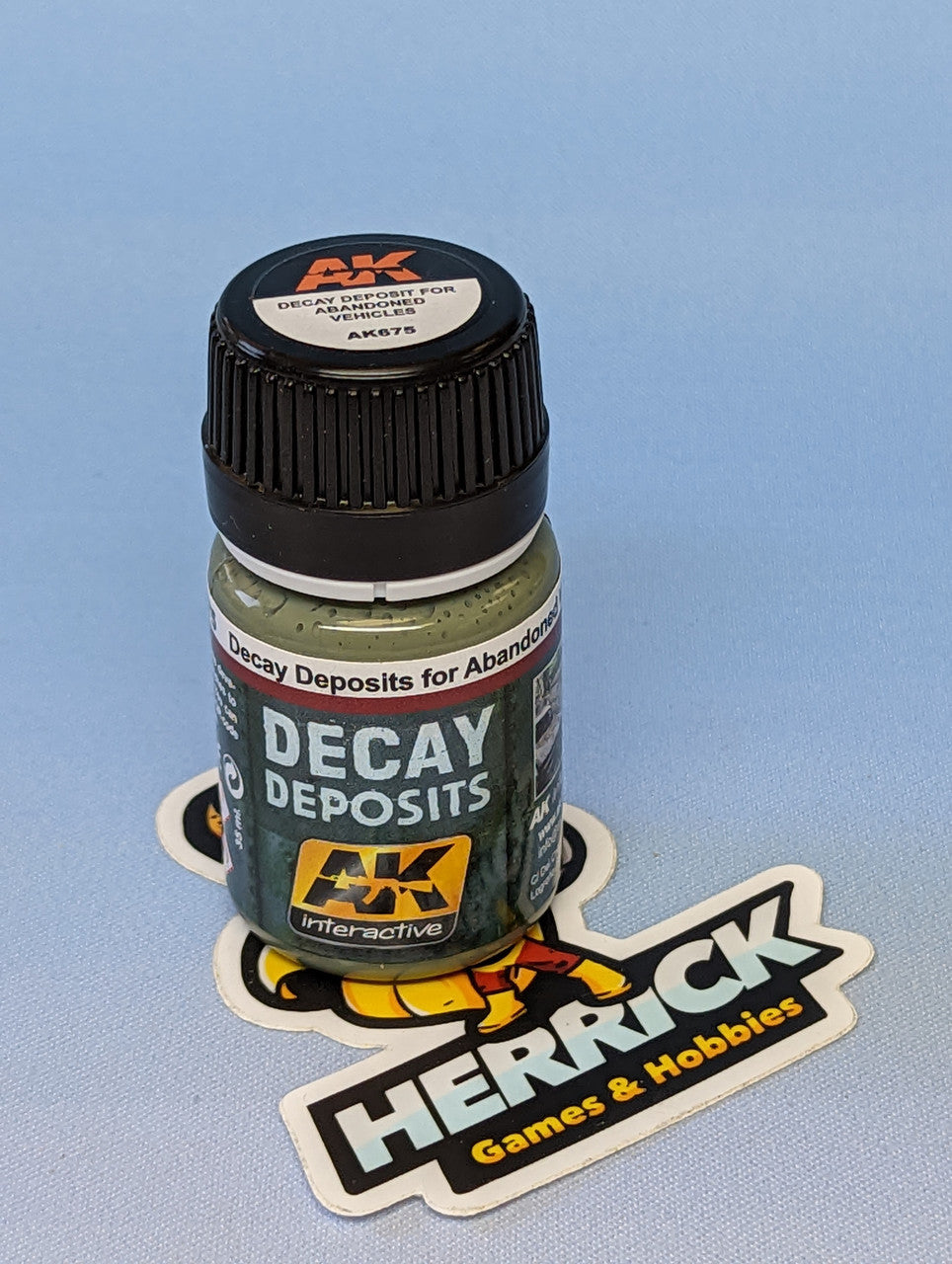 AK Interactive: Moss Deposit Enamel Paint 35ml Bottle