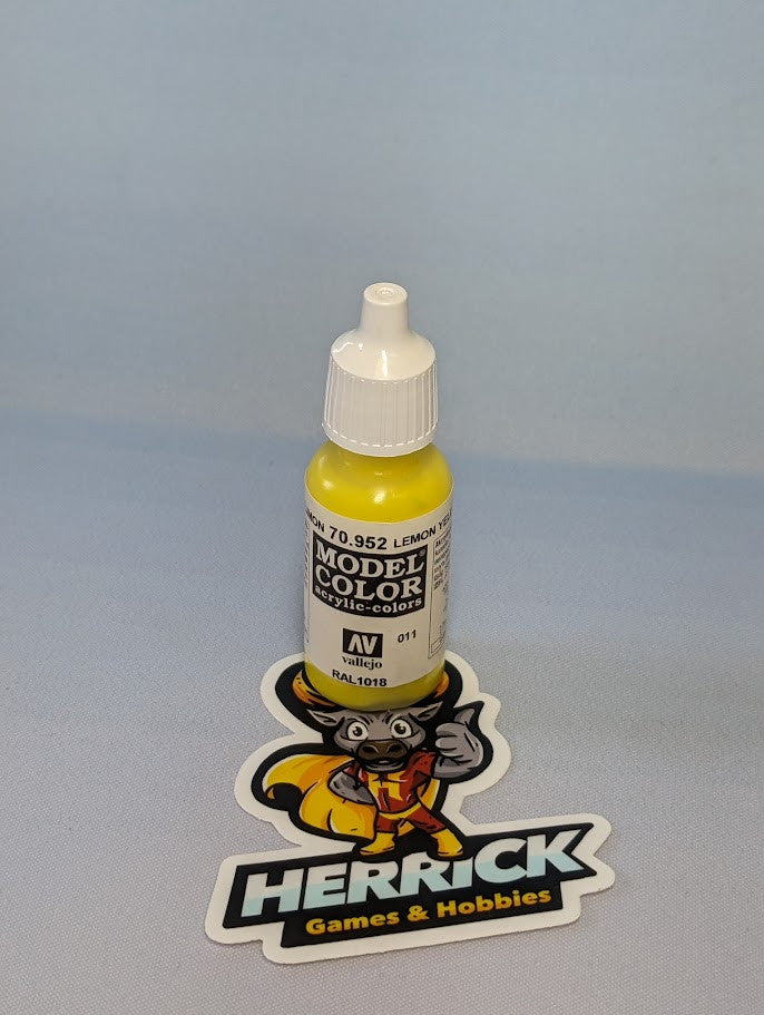 Vallejo: 17ml Bottle Lemon Yellow Model Color