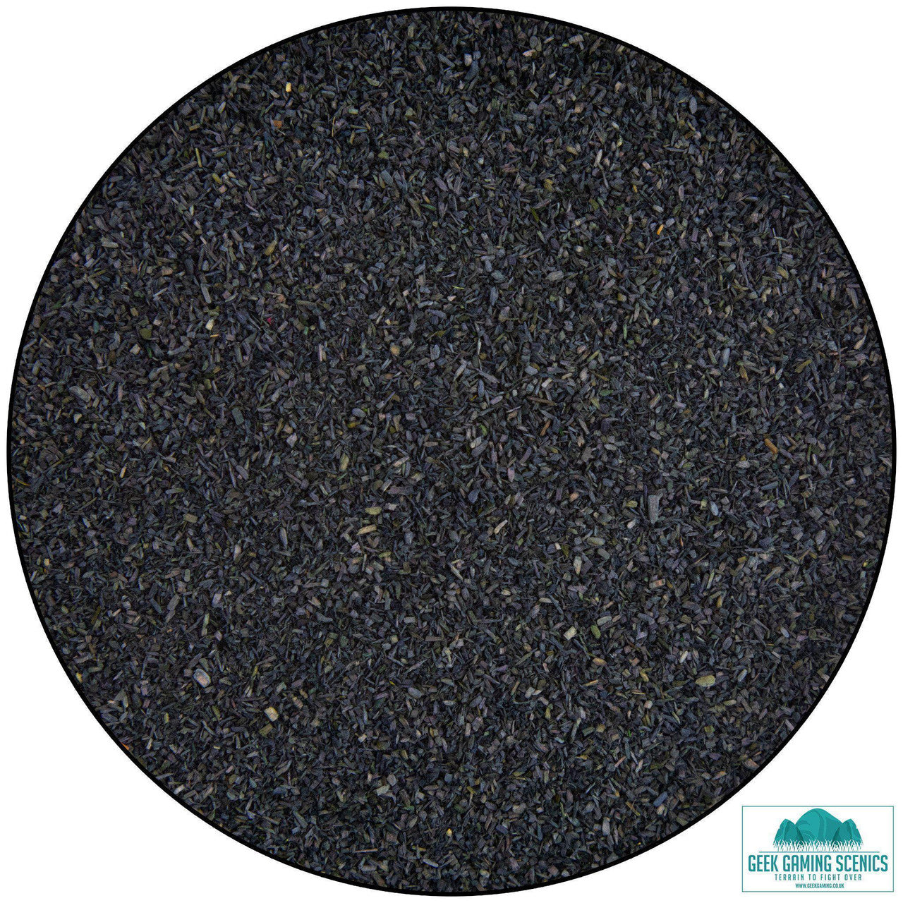 Geek Gaming: Sawdust Scatter - Tarmac Black