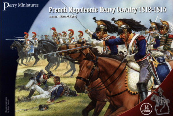 Perry Miniatures: 28mm French Napoleonic Heavy Cavalry 1812-1815 (14 Mtd)