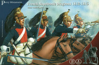 Thumbnail for Perry Miniatures: 28mm French Napoleonic Dragoons 1812-1815 (13 Mtd, 8 Standing)