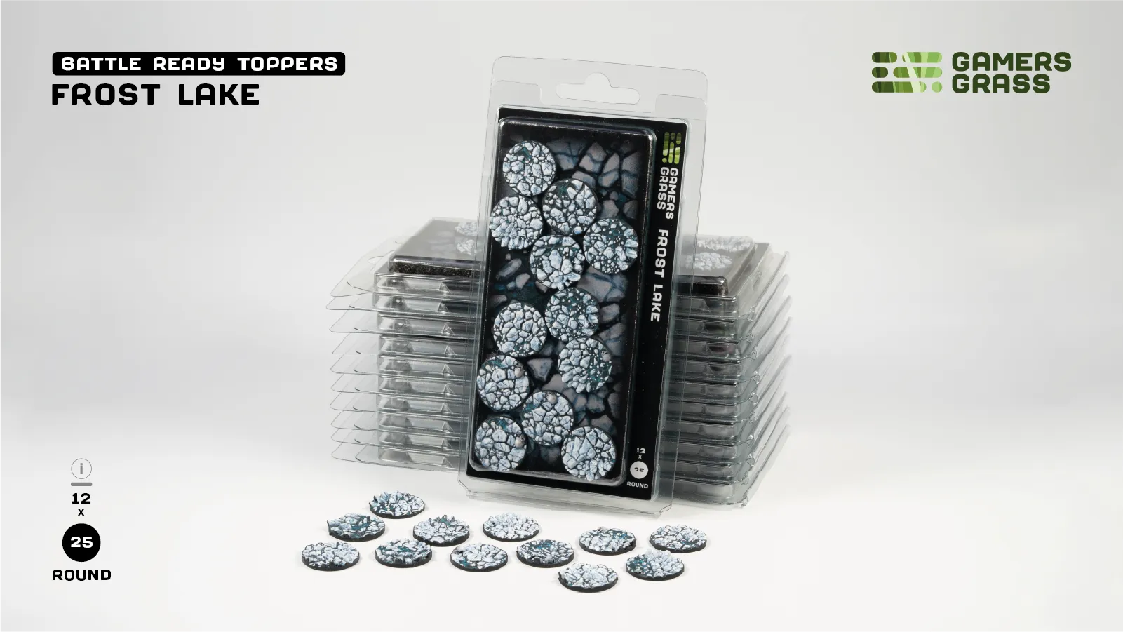 Gamers Grass: Frost Lake – Round 25mm (x12)