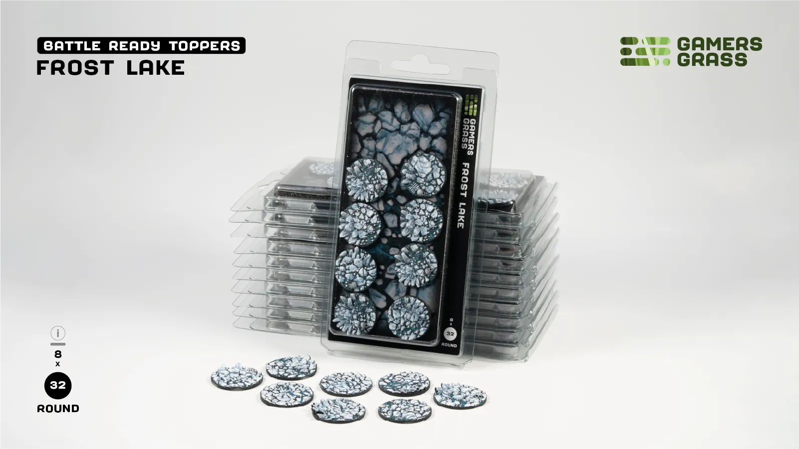 Gamers Grass: Frost Lake – Round 32mm (x8)
