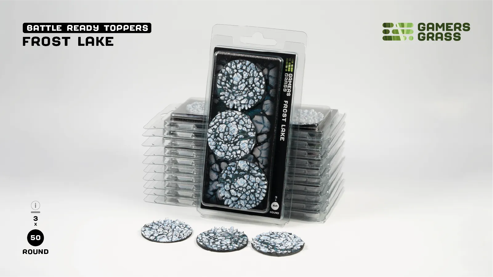 Gamers Grass: Frost Lake – Round 50mm (x3)
