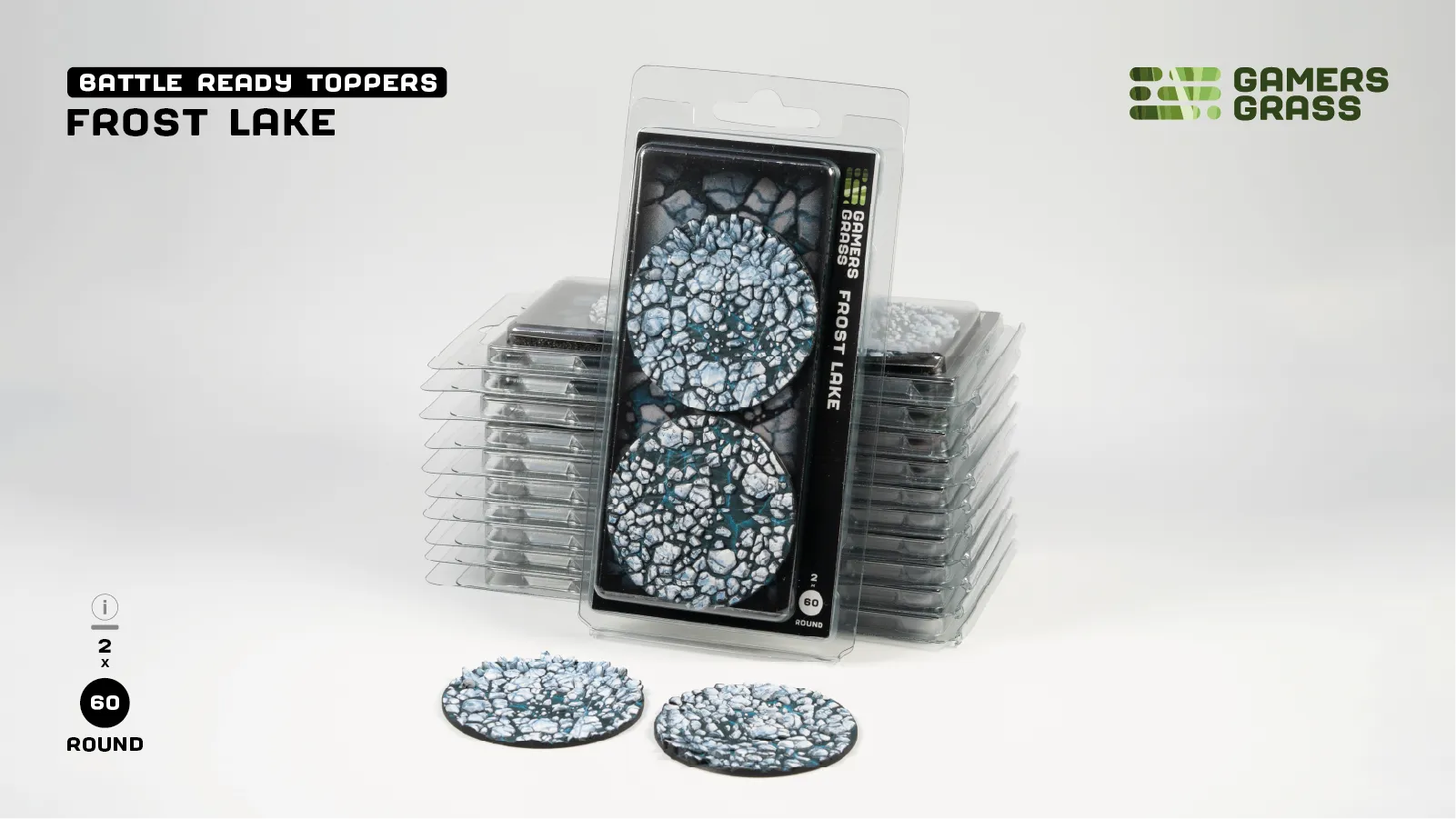 Gamers Grass: Frost Lake – Round 50mm (x2)