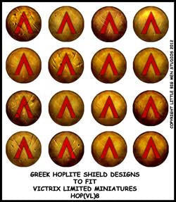 Victrix Limited: Greek Hoplite Shield Designs 8