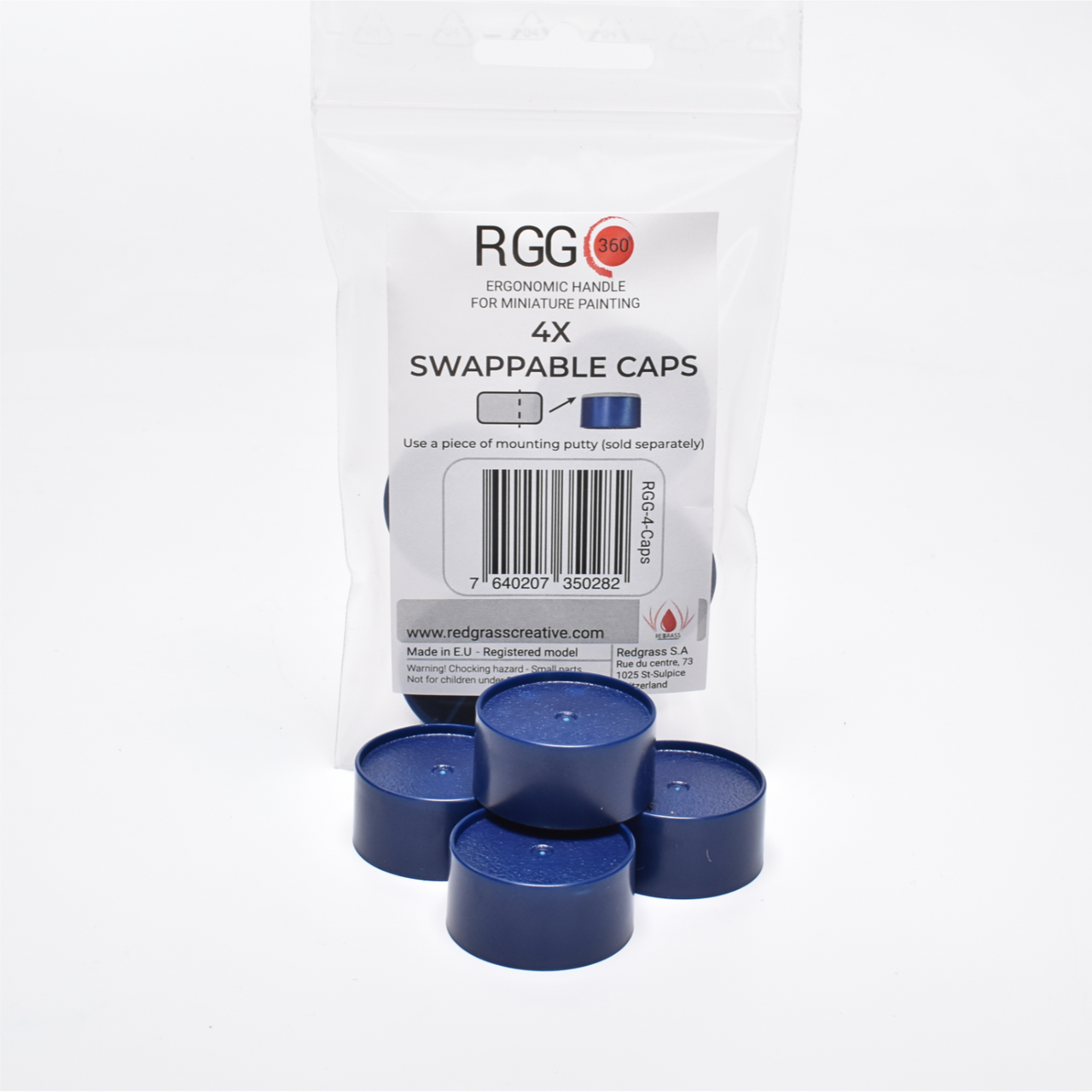 Redgrass Games: Swappable Caps for RGG360 Painting Handle x4
