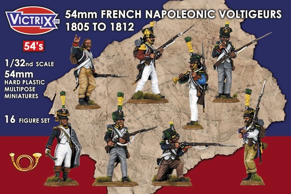 Victrix Limited: 54mm French Napoleonic Voltigeurs 1805-1812